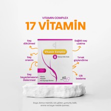 QL Saç Vitamini - Saç Dökülme Karşıtı - Hair Vitamin B Complex - Biotin 60 Tablet Keratin Selenyum Çinko Hızlı Saç Uzatma