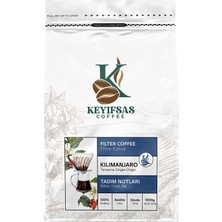 Keyifsas Coffee Tanzanya Kilimanjaro Filtre Kahve 1 kg Çekirdek Veya Öğütülmüş