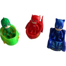 Layfhex Arabalı Pj Mask Pijamaskeliler Figürleri Oyuncak Seti 3 Araba 6 Karakter