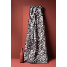 Jawel Kadın Leopar Desen Soft Şal Siyah Renk ve Polyester Malzeme ile Trend Bir Seçim