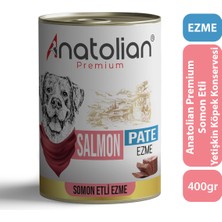 Anatolian Premium Adult Salmon Pate Yetişkin Somonlu Ezme Köpek Konservesi 400 gr x 12 Adet