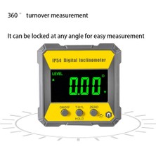 Gorgeous IP54 4X90 Derece Dijital Eğimölçer Açı Ölçer Arka Aydınlatma (Yurt Dışından)