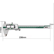 Gorgeous Dijital Ekranlı Kumpaslar 0-150MM 1/64 Kesir/mm/inç LCD Kumpas (Yurt Dışından)