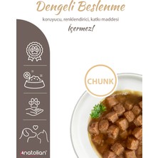 Anatolian Premium Adult Beef Biftekli Parça Etli Yetişkin Kedi Konservesi 400 gr 12 Adet