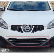 Ebal Oto Nissan Qashqai Krom Ön Tampon Çıtası 2 Prç. 2010-2014 P. Çelik