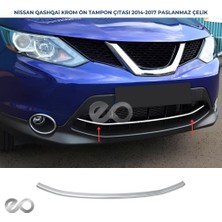 Ebal Oto Nissan Qashqai Krom Alt Ön Panjur 2014-2017 P. Çelik