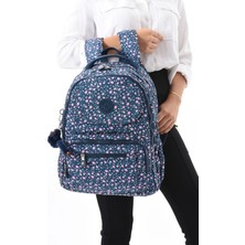 Çok Gözlü Laptop Bölmeli  Suya Dayanıklı Kumaş Unisex Büyük Boy Sırt-Okul Çantası