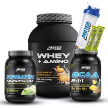 Protein Zamanı Whey Protein Tozu 2340 Gram Kurabiye Bcaa Kreatin Monohidrat Paketi