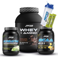 Protein Zamanı Whey Protein Tozu 2340 Gram Çikolata Bcaa Kreatin Monohidrat Paketi