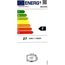 Mediastar 32" 82 Ekran Uydu Alıcılı HD Ready Android  LED TV