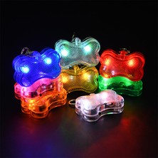 Fuhao Shop A Stil 2 Renkli Stil Köpekler Için Gece Parlayan Kolye Güvenlik Pet Luminous Bright Dekor Köpekler Spot Işık Su Geçirmez Koşu Işıkları Köpek Aksesuarları (Yurt Dışından)