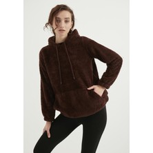 TBN Kapüşonlu Peluş Sweatshirt