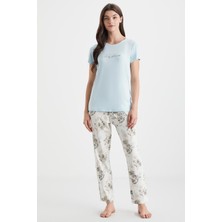 Yumuşak Dokulu Pijama Takmı