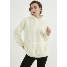 TBN Kapüşonlu Peluş Sweatshirt