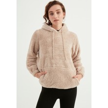 TBN Kapüşonlu Peluş Sweatshirt