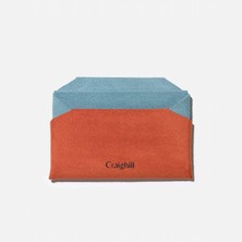 Craighill Batten Card Wallet Kartlık Turuncu Üç Gözlü Kartlık Süet Ultraesnek