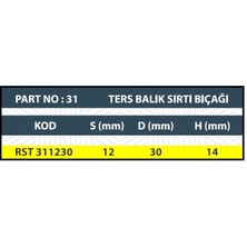 Ters Balık Sırtı Bıçağı