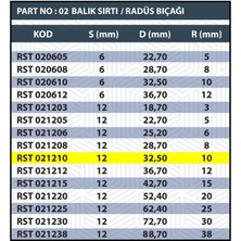 Sap 12MM R10 Balık Sırtı / Radüs Bıçağı