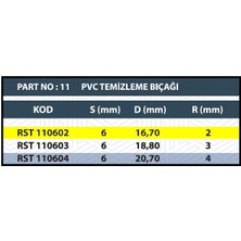 R2 Pvc Temizleme Bıçağı