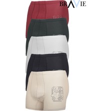 Bravie Renkli Nyc Yazılı Resimli Erkek Çocuk Boxer