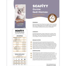 Scafiyy Gurme Yetişkin Kedi Maması 15 kg