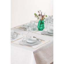 Işıltılı Yılbaşı Masa Örtüsü Seti