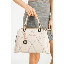 Kadın El ve Omuz Çantası 3 Bölmeli Çanta