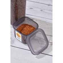 Nia 92 Parça Kare Erzak ve Bakliyat Saklama Kabı Baharat Seti 12X300ML 10X(350ML500ML1100ML)4X1700ML