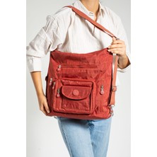 Mega Çok Bölmeli Astarlı Omuz Çantası