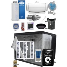 200X200X200 Bitki Yetiştirme Kabin Seti Pro