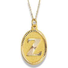 14 Ayar Altın Vintage Z Harf Kolye 1.30 gr