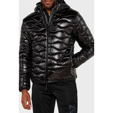 Ea7 Regular Fit Kapüşonlu Parlak Şişme Mont Erkek Mont 6DPB47 Pnhtz 1200
