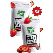 Kuru Yeşil  - Doğal Çilek Kurusu - Dried Strawberry - 100 gr