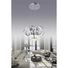 NZL Lighting Ahtapot Gold/gümüş Lu x ury 4 Toplu Modern Salon Avize ve Oturma Odası Ledli Avize