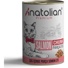 Anatolian Premium Adult Salmon Somonlu Yetişkin Kedi Konservesi 400 gr