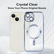 Dexmon iPhone 13 Kılıf Magsafe Şarj Özellikli Kamera ve Lens Korumalı Esnek Silikon Dempre Case