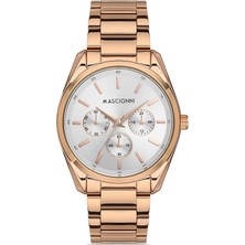 Mascionni Rose Gold Spor Kasa Kadın Kol Saati M.1.1190D.05