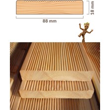 Grootland 100 cm 2.sınıf Ahşap Tırtıklı Deck