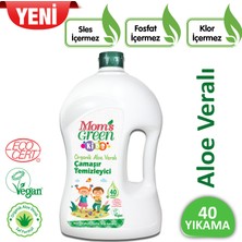 Mom's Green Çocuk Çamaşır Temizleyici Organik Aloeveralı 1500 ml ( 40 Yıkama )