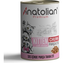 Anatolian Premium Kitten Tavuklu Yavru Kedi Konservesi 400 gr