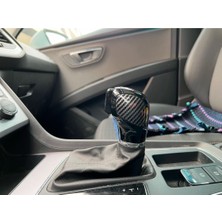 Şenyıldız Aksesuar Dsg Vites Topuzu Yenileme 4 Parça Passat B8 B7 Golf 7 Leon 2013-2020 Karbon Desenli 2.resime Bakınız