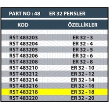 ER32 18MM Cnc Pensi