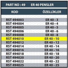 ER40 10MM Cnc Pensi