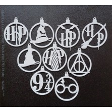 9 Parça Harry Potter Temalı Ağaç Süsü