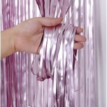 Kidspartim Mat Pembe Renk Masa Püskülü 240 x  75  cm