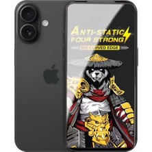 Uniqanatolia iPhone 16 Anti-Static 3D Toz Tutmayan Kırılmaz Ekran Koruyucu