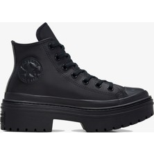 Converse Chuck Taylor All Star Lugged Heel Kadın Siyah Deri Platform Sneaker