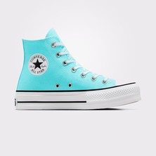 Converse Chuck Taylor All Star Lift Unisex Mavi Platform Sneaker Kadınlar İçin Konforlu Tasarım