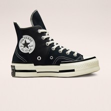Converse Chuck 70 Plus Siyah Canvas Kadın Sneaker Hafif ve Esnek Taban Yapısı ile Günlük Kullanım