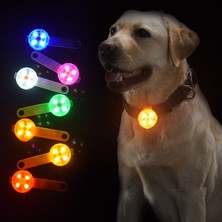 Fuhao Shop A Sarı Stil Ipx7 Su Geçirmez LED Pet Köpek Kedi Yaka Kolye Gece Güvenlik Işık Flaşör Kolye Işık ile Köpek Kedi Aksesuarları (Yurt Dışından)